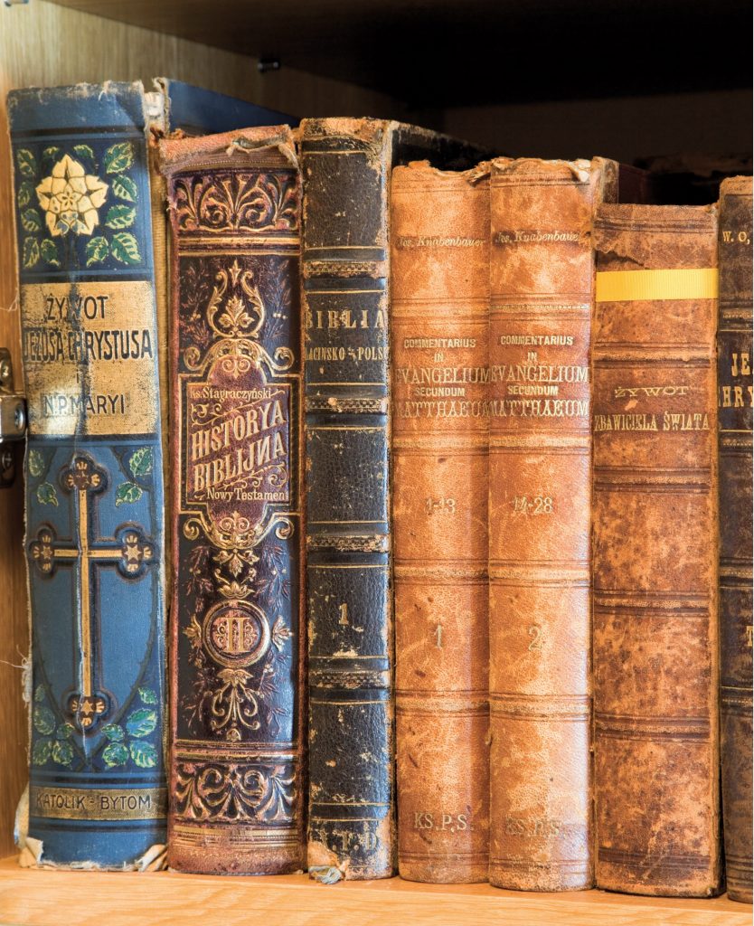 fragment zbioru bibliotecznego bł ks  i Kłopotowskiego